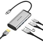 Vention Docking Station USB Tipo-C CNBHB con 1x HDMI, 3x USB 3.0, 1x USB-C PD (60W) - Gris